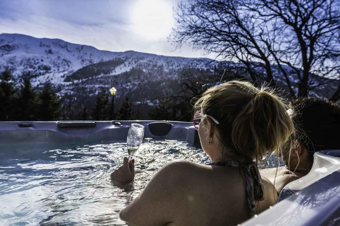 Chalet Dame Blanche Hot Tub