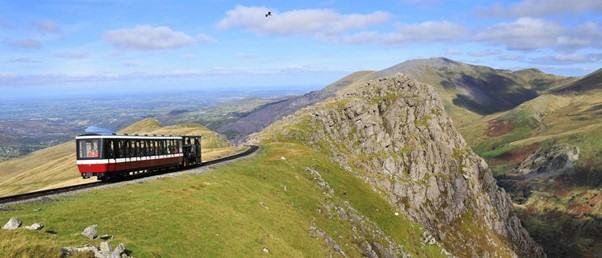If you don't fancy the walk up why not take the train from Llanberis to the summit?